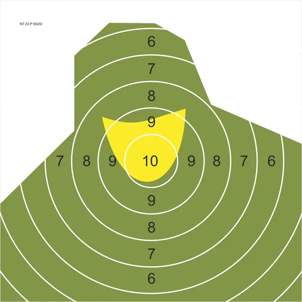 Tarcze strzeleckie NT-23P Żołnierz 50x50 cm 100szt