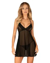 bielizna-damska-czarny-komplet-koronka-babydoll-stringi-halka-obsessive-m-l