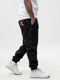 spodnie-jeansowe-jogger-guma-w-pasie-wiazane-meskie-czarne-point-x-vice-m