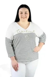 bluza-w-paski-the-weekend-bialo-czarna-uni