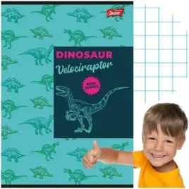 zeszyt-a5-w-kratke-16-kartek-laminowany-dinozaury-mix-unipap