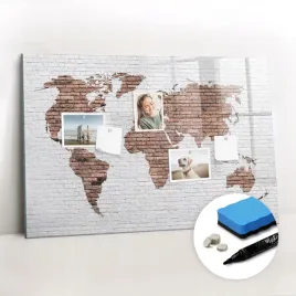 magnesy-do-biura-tablica-magnetyczna-edukacyjna-ceglana-mapa-swiata-90x60