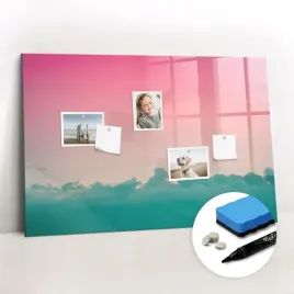 markery-bezramowa-tablica-magnetyczna-do-biura-gratisy-gradient-niebo-90x60