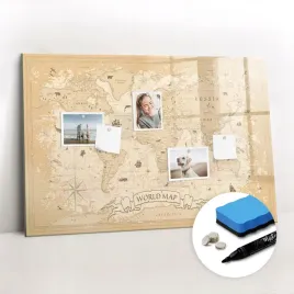 magnesy-marker-gabka-tablica-magnetyczna-do-domu-vintage-mapa-swiata-90x60