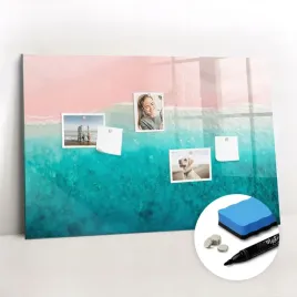 gratisy-tablica-magnetyczna-markery-do-biura-plaza-morze-piasek-90x60-cm