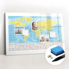 do-nauki-tablica-magnetyczna-do-biura-magnesy-mapa-swiata-i-flagi-90x60-cm