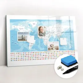 edukacyjna-tablica-magnetyczna-pisak-ilustracja-mapy-kontynentow-90x60-cm