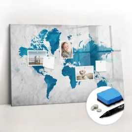 tablica-magnetyczna-suchoscieralna-magnesy-gratisy-mapa-swiata-90x60-cm