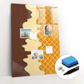 tablica-magnetyczna-suchoscieralna-gabka-i-magnesy-lody-z-polewa-70x100-cm