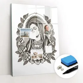 tablica-magnetyczna-do-biura-gratisy-pisaki-dziewica-z-guadalupe-70x100-cm