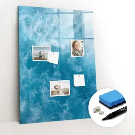 tablica-magnetyczna-do-domu-markery-do-nauki-woda-morze-ocean-70x100-cm
