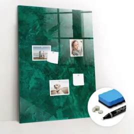 tablica-magnetyczna-do-planowania-pisaki-gratisy-szmaragdowy-blok-70x100-cm