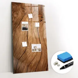 tablica-magnetyczna-do-planowania-bez-ram-edukacyjna-stare-drewno-60x120-cm