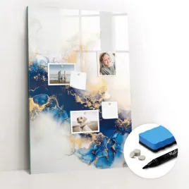 tablica-magnetyczna-do-domu-magnesy-ozdobna-marmurowa-abstrakcja-60x90-cm