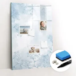 gratisy-do-domu-magnesy-tablica-magnetyczna-na-notatki-szkic-kwiatow-60x90