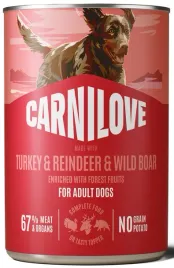 carnilove-dog-turkey-reindeer-wildboar-400g