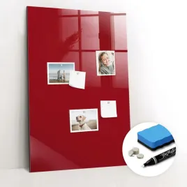 do-domu-markery-tablica-magnetyczna-edukacyjna-kolor-czerwony-60x90-cm