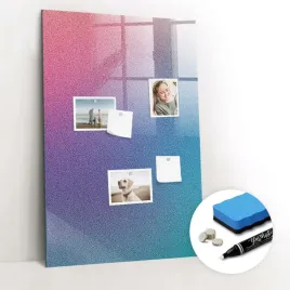 tablica-magnetyczna-edukacyjna-do-domu-markery-gradient-abstrakcja-60x90-cm