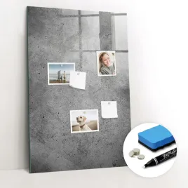 do-planowania-tablica-magnetyczna-nad-biurko-edukacyjna-beton-60x90-cm