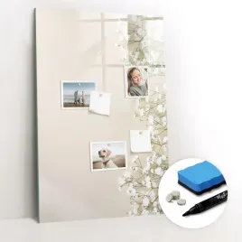 bezramowa-tablica-magnetyczna-gratis-magnesy-do-domu-delikatne-kwiaty-60x90