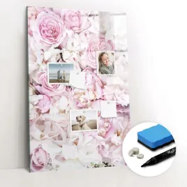 do-nauki-suchoscieralna-markery-tablica-magnetyczna-kwiaty-roze-60x90-cm