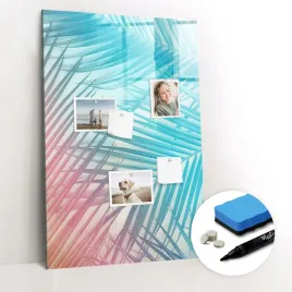 do-domu-magnesy-tablica-magnetyczna-suchoscieralna-palma-liscie-60x90-cm