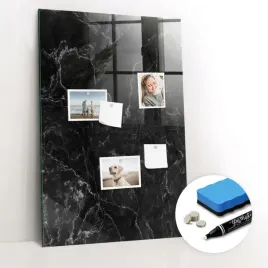 suchoscieralna-tablica-magnetyczna-do-biura-magnesy-ciemny-marmur-60x90-cm