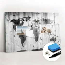 gratisy-tablica-magnetyczna-biurowa-zestaw-mapa-swiata-na-drewnie-60x40-cm