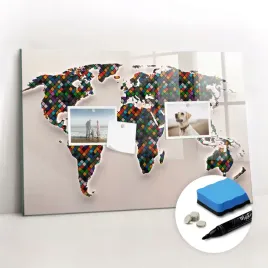 do-domu-magnesy-tablica-magnetyczna-edukacyjna-abstrakcja-mapa-swiata-60x40