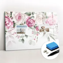 suchoscieralna-markery-tablica-magnetyczna-edukacyjna-akwarelowe-roze-60x40
