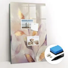 ozdobna-tablica-magnetyczna-suchoscieralna-rosliny-akwarela-40x60-cm