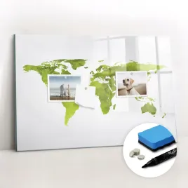 magnesy-marker-gabka-tablica-magnetyczna-gratisy-akwarele-mapa-swiata-60x40