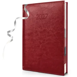 kalendarz-dzienny-a5-2027-terminarz-ksiazkowy-dzienny-premium-bordowy