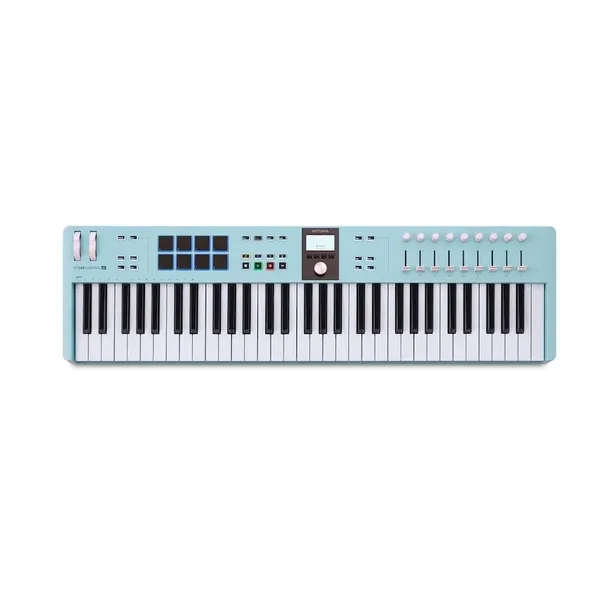 OUTLET ARTURIA KEYLAB 61 MK3 ESSENTIAL AQUAMARINE KLAWIATURA STERUJĄCA USB