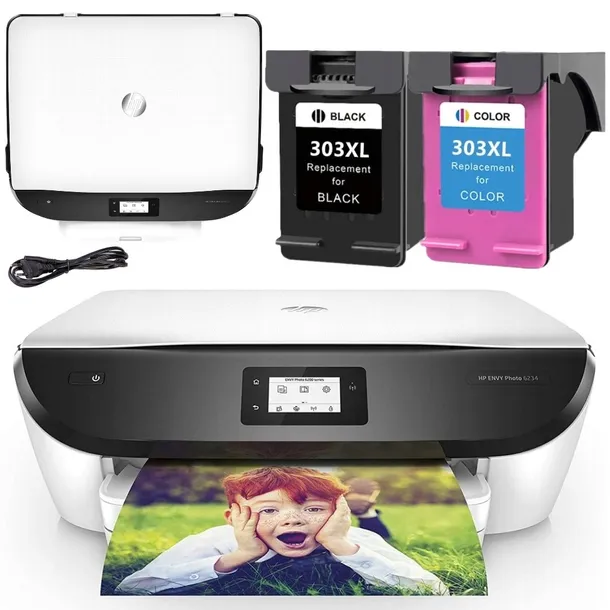 Drukarka Wielofunkcyjna Atramentowa HP Envy Photo 6232 wi-fi duplex 303XL