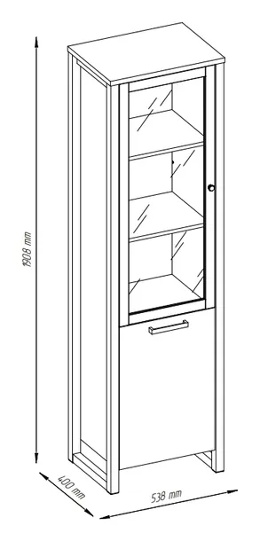 witryna-do-salonu-1d1w-mares-glebokosc-mebla-40-cm