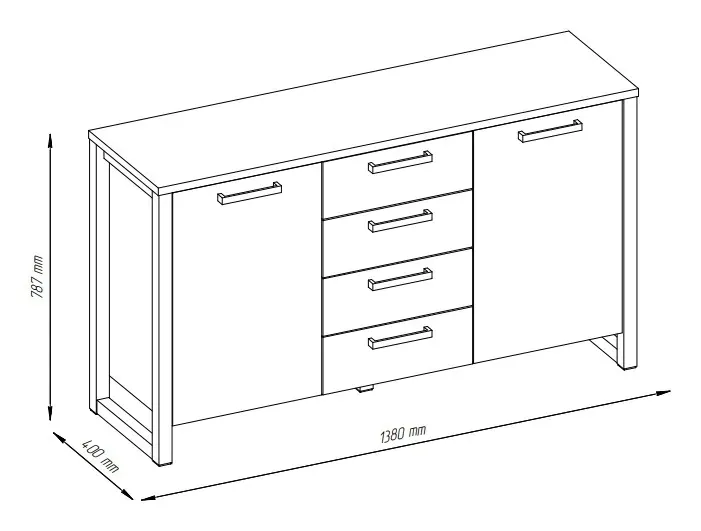 komoda-2d4s-mares-kolekcja-mares