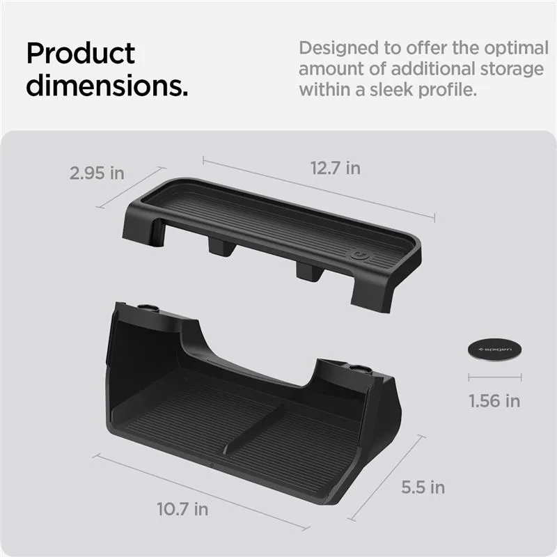 spigen-tesla-under-screen-storage-organizer-black-tesla-model-3-2024