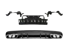 dyfuzor-mercedes-w205-look-c63-amg-black