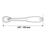 grzechotka-3-8-195-mm-stan-nowy