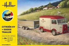 heller-52331-starter-kit-citroen-hy-goods-trailer-1-24