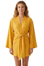sukienka-damska-zara-zolta-elegancki-fason-kimono