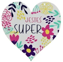 tabliczka-motywacyjna-zawieszka-serce-dla-dziewczynki-jestes-super