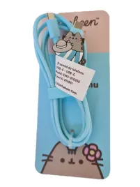 pusheen-kabel-usb-typ-c-12-m-niebieski