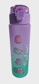 bidon-pusheen-900-ml-z-podzialka-motywujaca-fioletowo-zielony