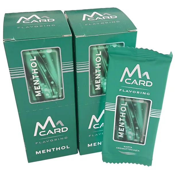 50 x Karta Aromatyzująca Mcard Menthol Strong