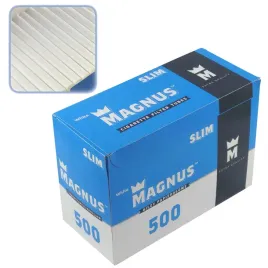 gilzy-magnus-slim-cienkie-500-szt-do-papierosow-white-z-bialym-ustnikiem