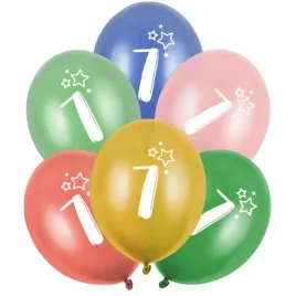 balony-gwiazdki-cyfra-7-mix-folat-13-6-szt