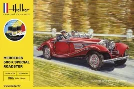 heller-56710-starter-kit-mercedes-500k-special-roadster-1-24
