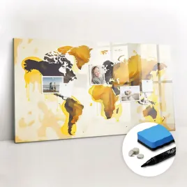 gratisy-marker-bez-ram-tablica-magnetyczna-mapa-swiata-abstrakcja-120x60-cm